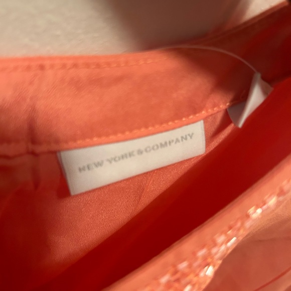 Woman’s dress shirt coral/peach great for work, dinner, family parties ect - Picture 4 of 5